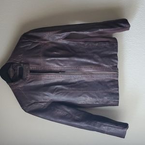 Leather (faux) jacket
